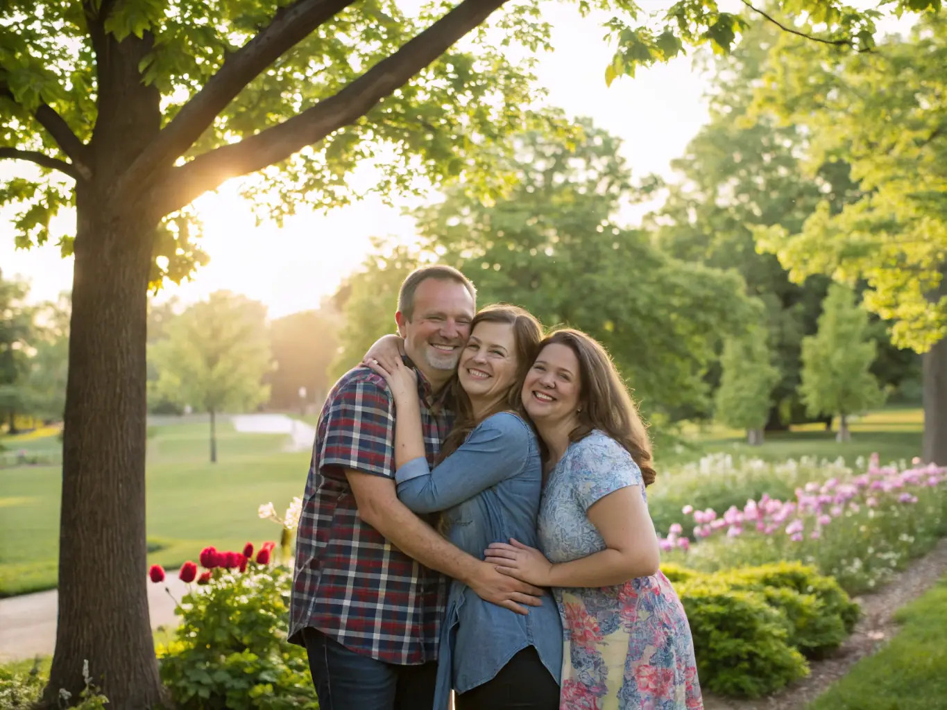 A warm, loving family embracing, symbolizing the importance of life insurance in securing their future.